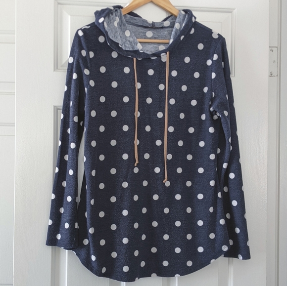 BOMBOM Polka Dot Hoodie - Picture 1 of 6